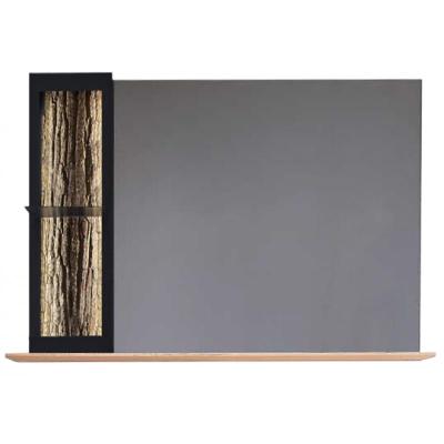 Runa Wall Mirror & Shelf - Left Hand